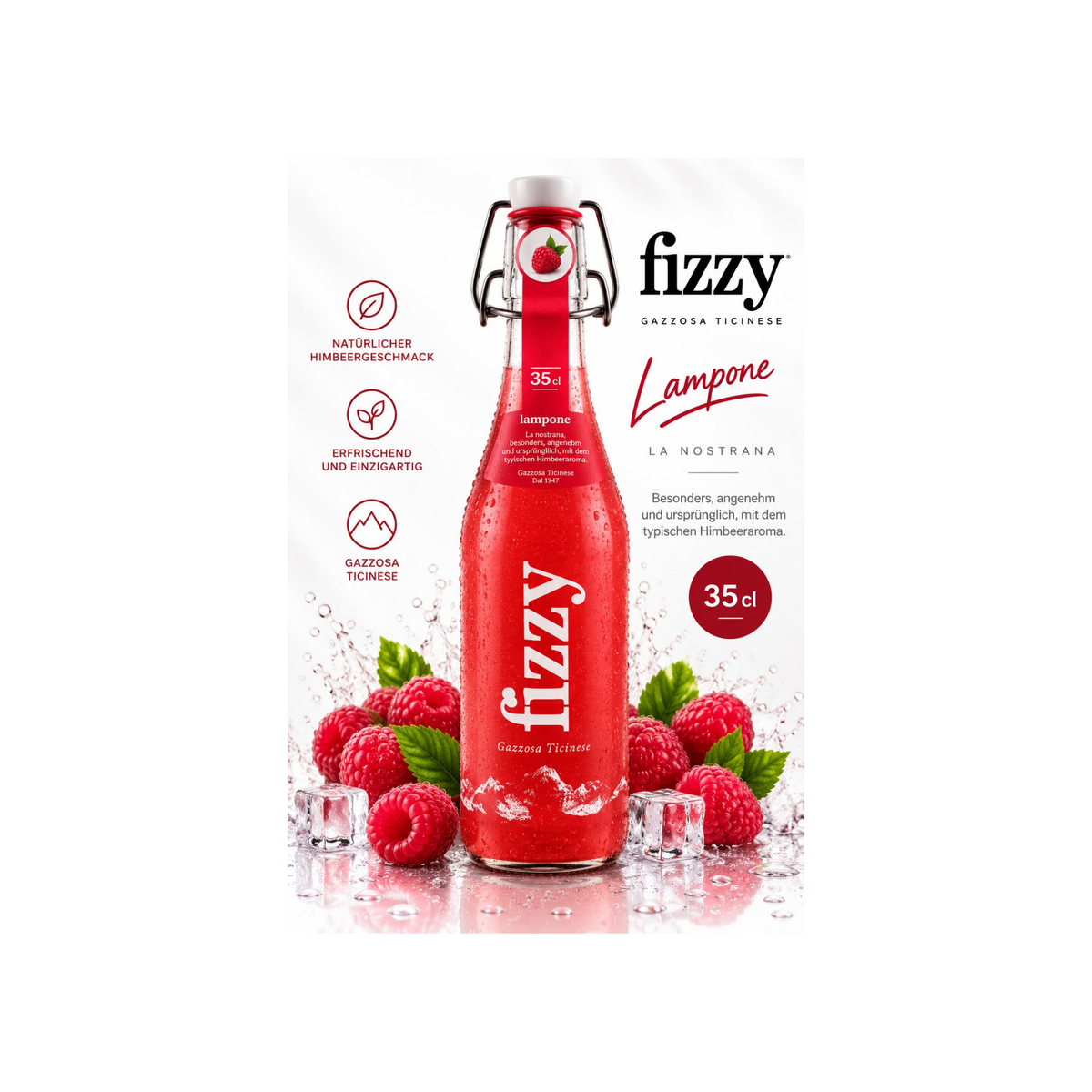 Fizzy Lampone 35cl